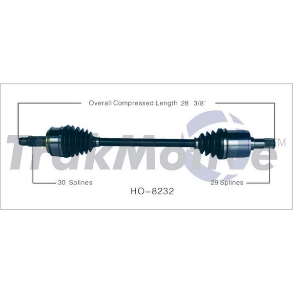 Surtrack Axle Cv Axle Shaft, Ho-8232 HO-8232 - main